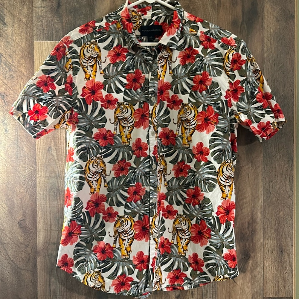 Tiger Hawaiian Shirt - No Bounderies
